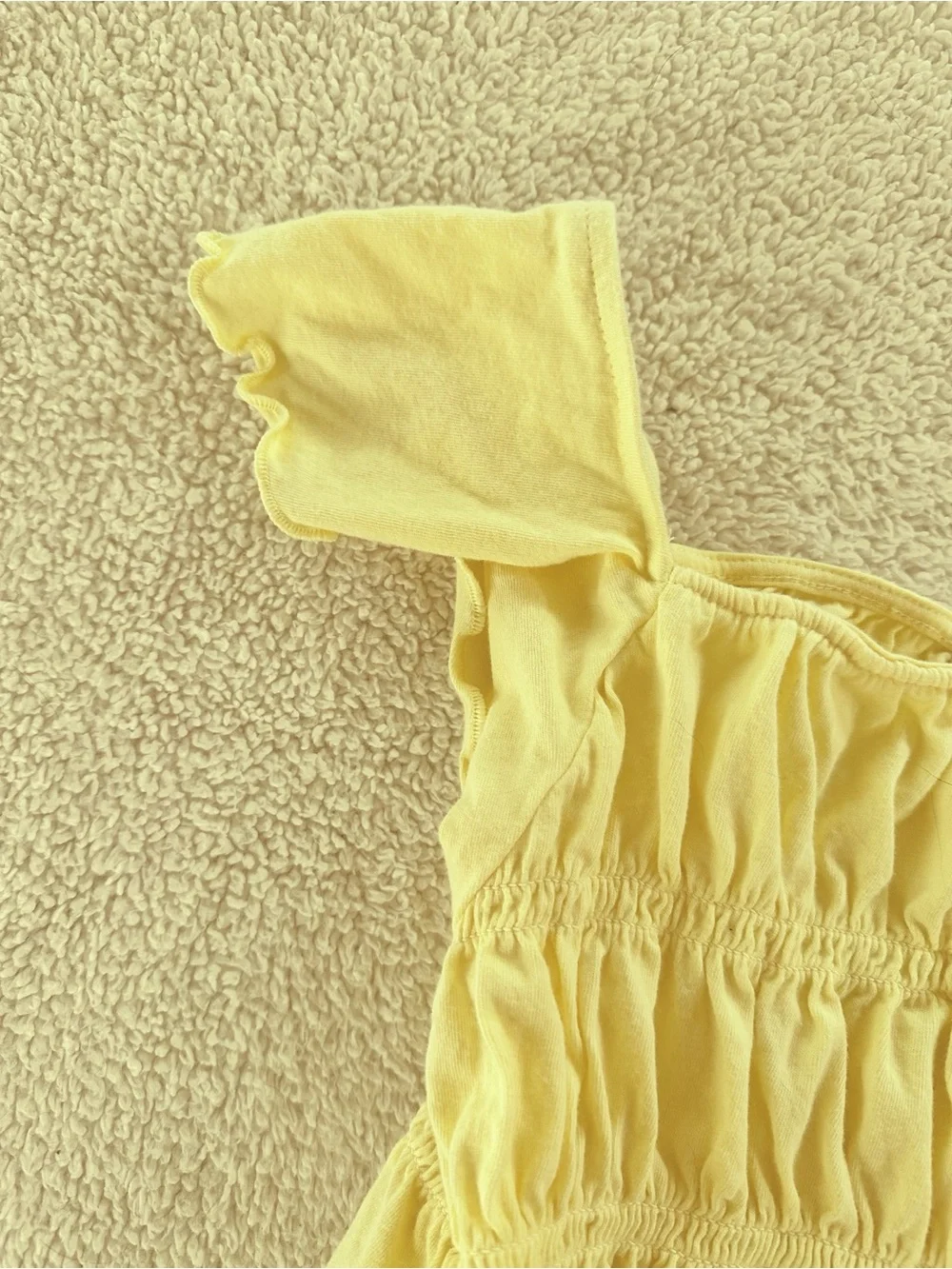 GAP Kids Ruffled Yellow Too
